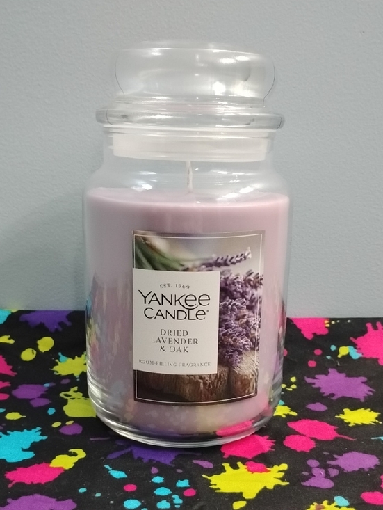 Yankee Candle Other - NWT Yankee Candle Lavender And Oak Jar Candle - Never Used Large 22 OZ